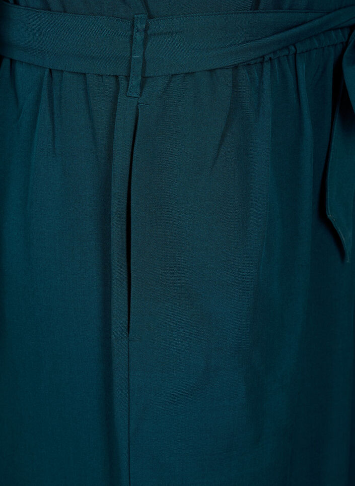 Kombinezon z paskiem i krótkimi rekawami, Sea Moss Melange, Packshot image number 3