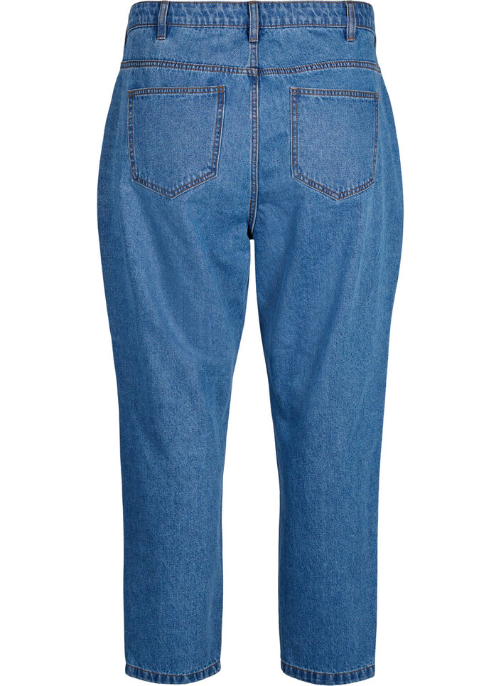  Jeansy Mille typu mom fit z kolorowymi blokami i wysokim stanem, Light Blue Denim, Packshot image number 1