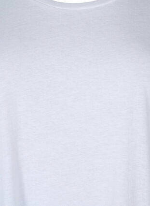 Koszulka z krótkimi rekawami wykonana z mieszanki bawelny, Bright White, Packshot image number 2