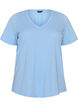 Koszulka z dekoltem w serek, Niebieskie, Packshot image number 0