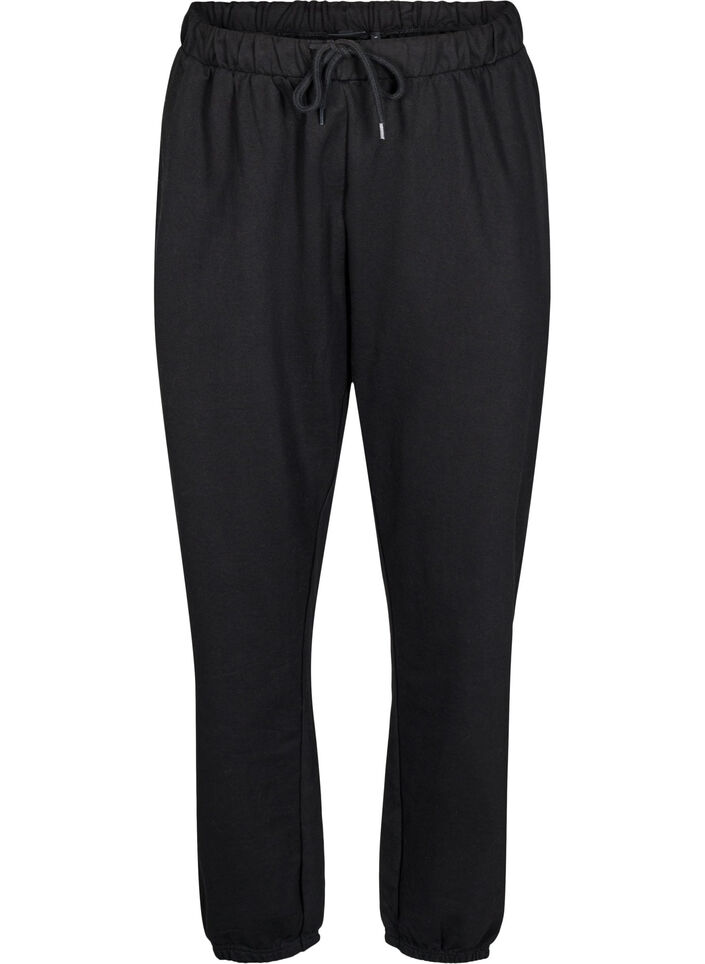 Spodnie dresowe z kieszeniami, Czarne, Packshot image number 0