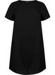 Sukienka z nadrukiem i kr&oacute;tkimi rekawami, Czarne, Packshot image number 0