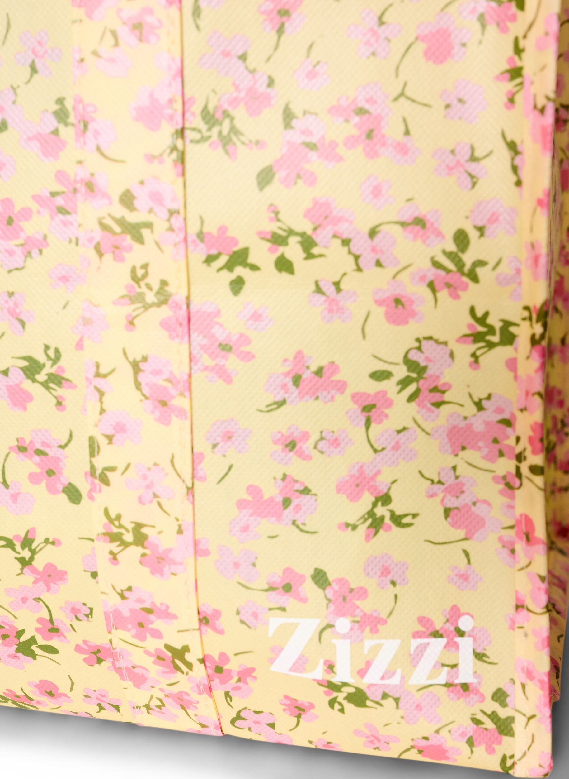 ZizziTorba na zakupy z suwakiem, Ż&oacute;łty, Packshot image number 2