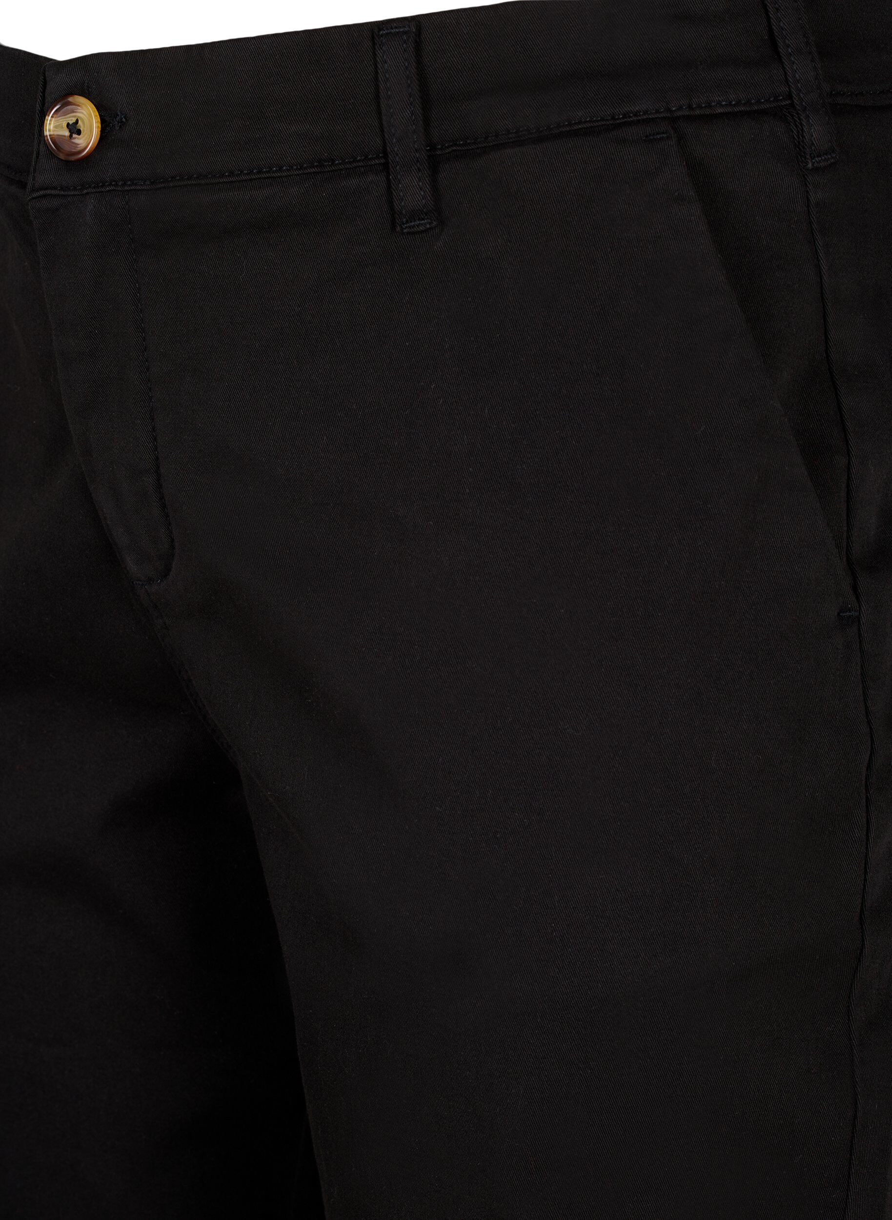 Zizzi Szorty chino z kieszeniami, Black, Packshot image number 2