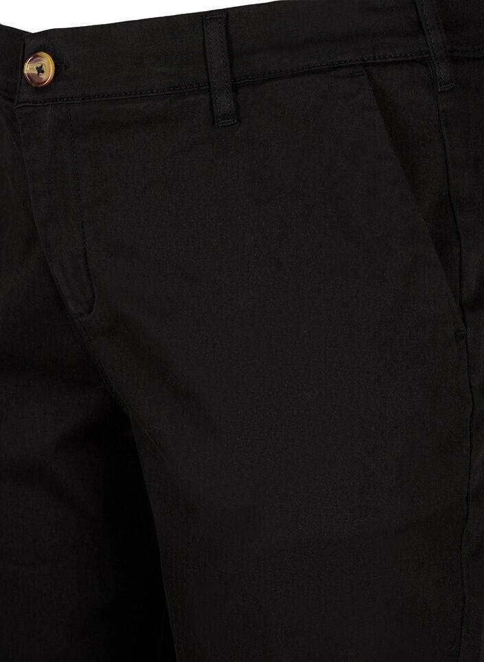 Szorty chino z kieszeniami, Black, Packshot image number 2