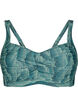 Usztywniany stanik bikini z nadrukiem, Zielony, Packshot image number 0