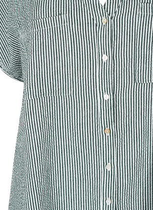 Bawelniana koszula z krótkim rekawem w paski, Scarab Stripe, Packshot image number 2