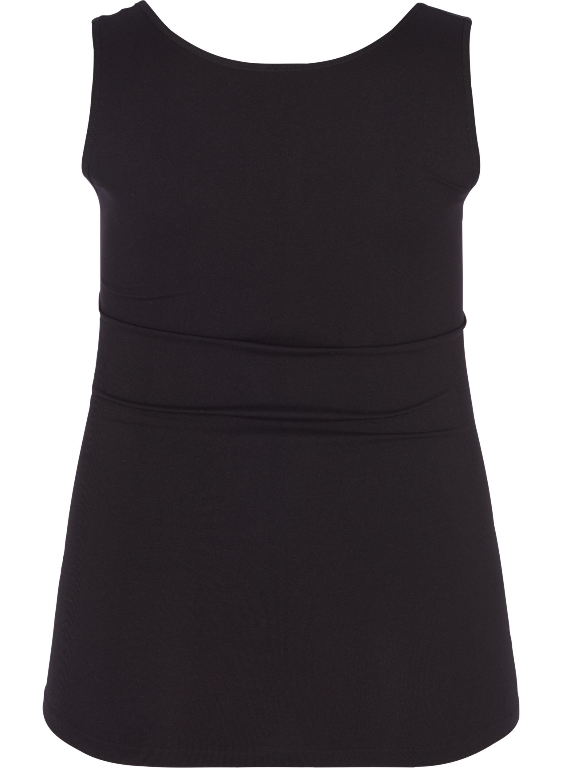 Zizzi Bezszwowy top, Black, Packshot image number 1