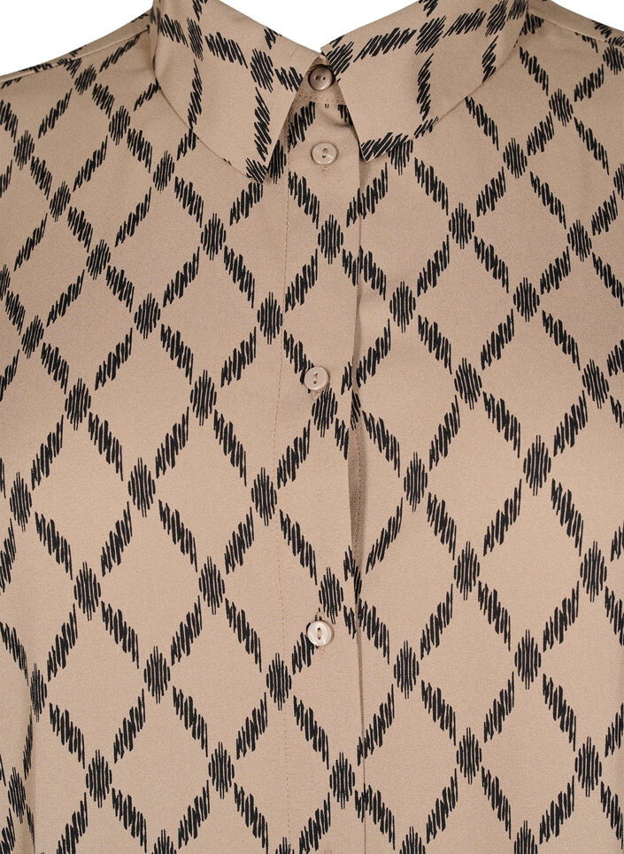 Wzorzysta koszula z dlugim rekawem, Grafic AOP, Packshot image number 2