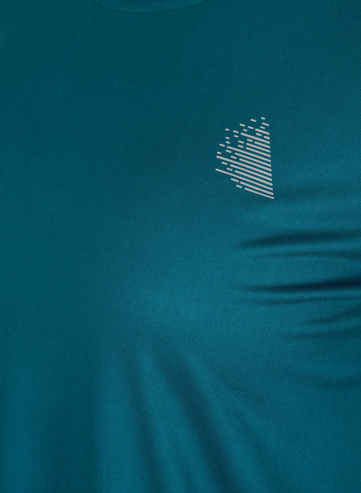 Sportowy top z rekawami 3/4, Zielony, Packshot image number 2