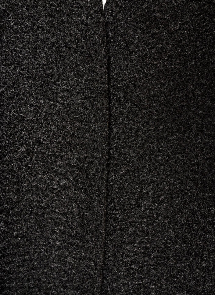 Luzny kardigan z kieszeniami, Czarne, Packshot image number 2