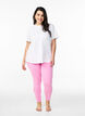 Legginsy basic z wiskozy, R&oacute;żowy, Model image number 1