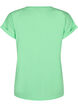 T-shirt z kr&oacute;tkim rekawem z mieszanki bawelny, Zielony, Packshot image number 1