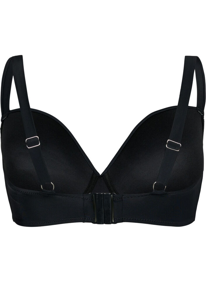 Biustonosz bikini z wyprofilowanymi miseczkami, Black, Packshot image number 1
