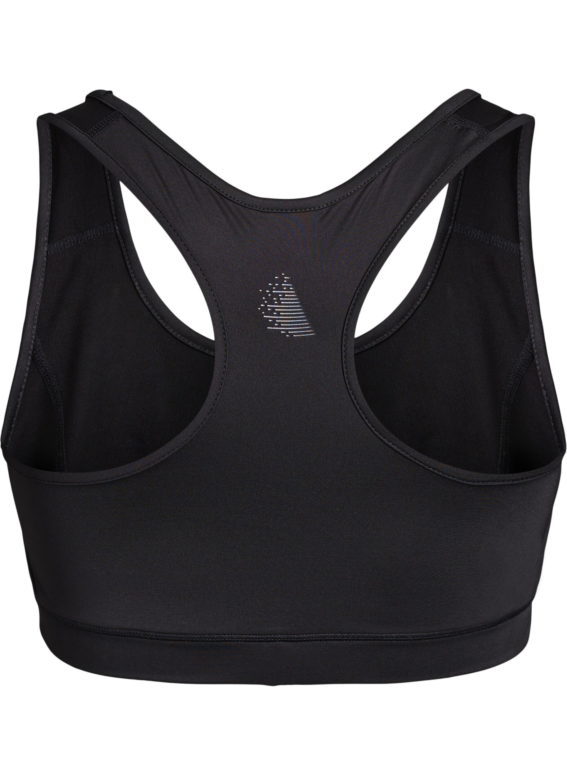 ZizziBiustonosz sportowy z tylem typu racerback, Czarne, Packshot image number 1