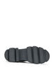 Dlugie buty z zeberkowymi wstawkami, Czarne, Packshot image number 5
