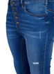  Jeansy Amy z wysokim stanem i guzikami, Blue denim, Packshot image number 2