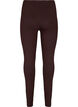 Legginsy z wiskozy w stylu basic, Brązowy, Packshot image number 1