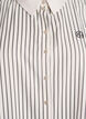 Luzna koszula w paski z szerokimi mankietami, Biały, Packshot image number 2