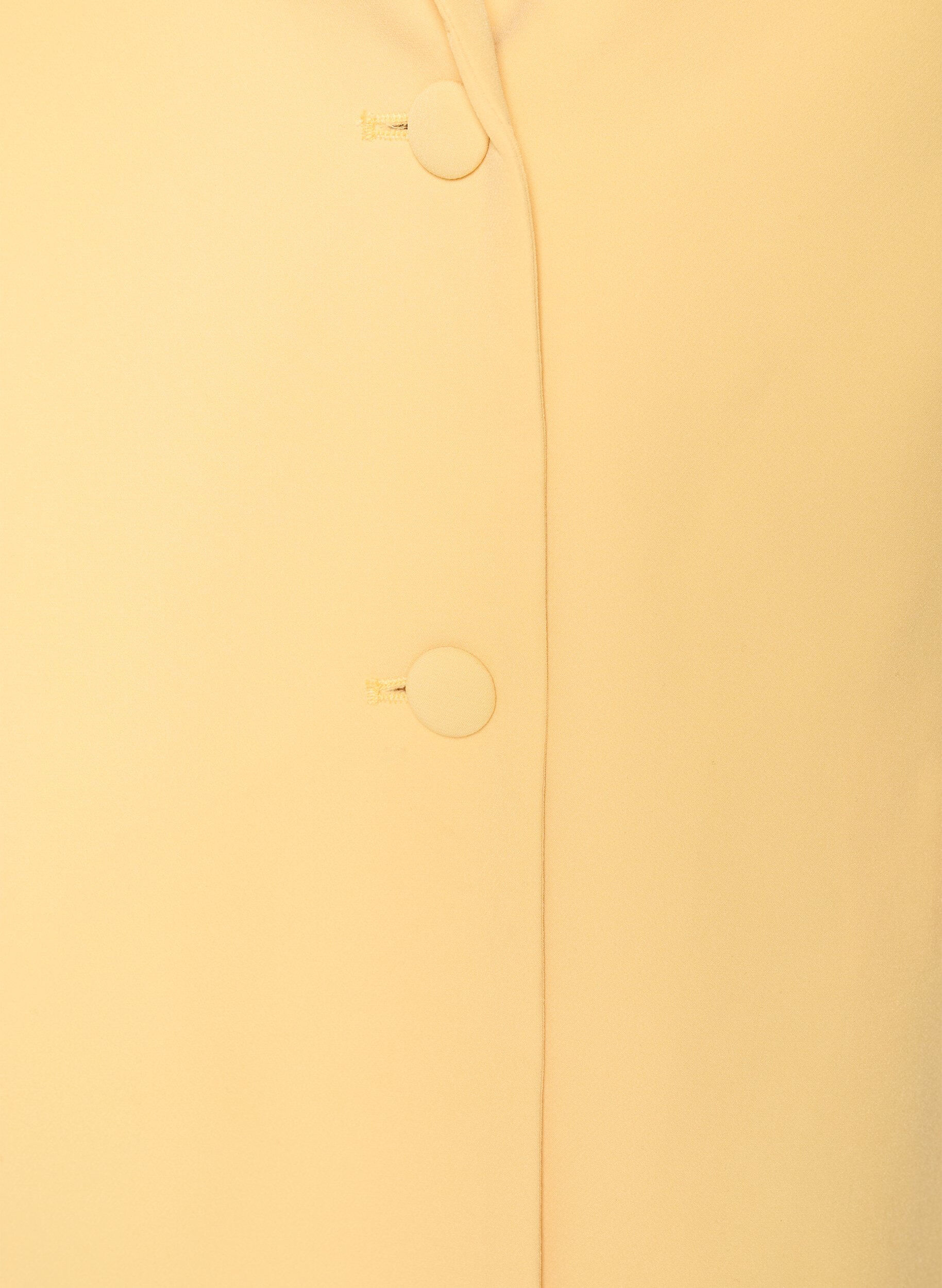 Zizzi Klasyczny blezer zapinany na guziki, Ż&oacute;łty, Packshot image number 2