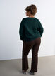 Sweter ze zlota kokardka, Zielony, Model image number 2