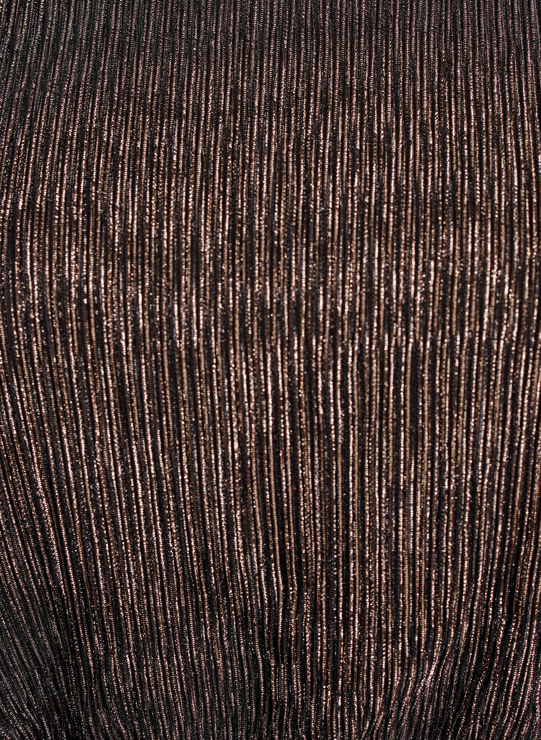 Zizzi Kr&oacute;tka sukienka z cekinowymi paskami i dlugimi rekawami, Czarne, Packshot image number 2