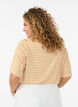 Koszulka z TENCEL&trade; Lyocell i paskami, Ż&oacute;łty, Model image number 2