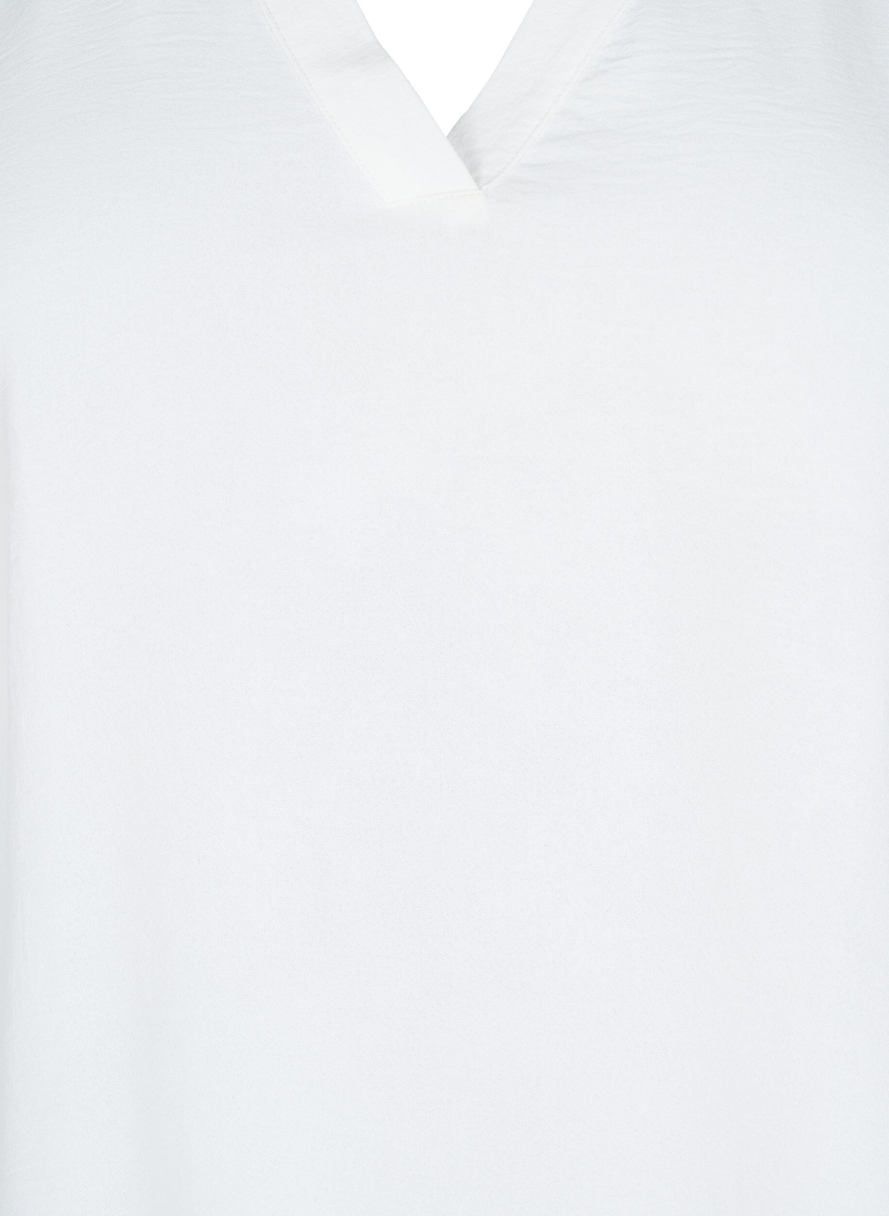 ZizziBluzka z rekawem 3/4, Biały, Packshot image number 2