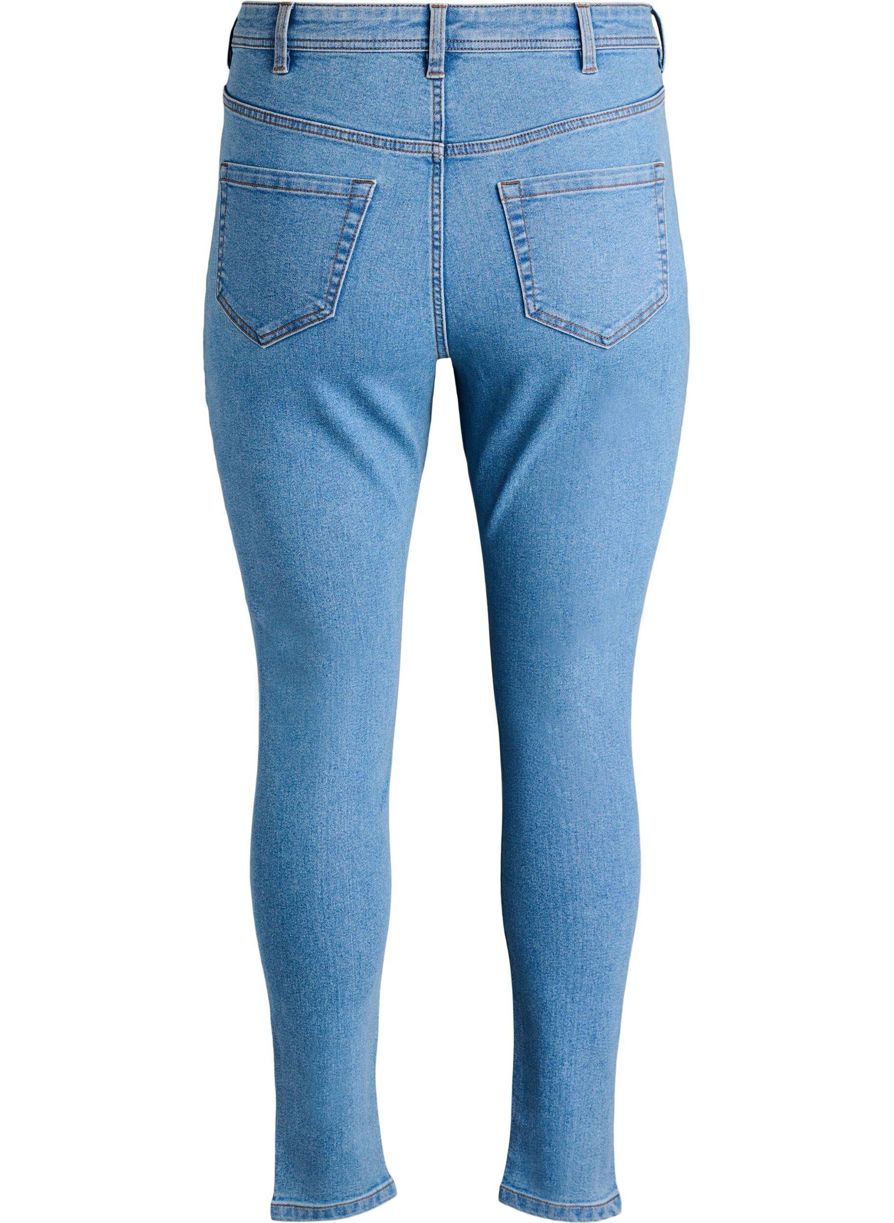 ZizziJeansy o bardzo waskim kroju, Niebieskie, Packshot image number 1