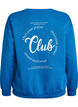 Bluza z tekstowym nadrukiem, Niebieskie, Packshot image number 1