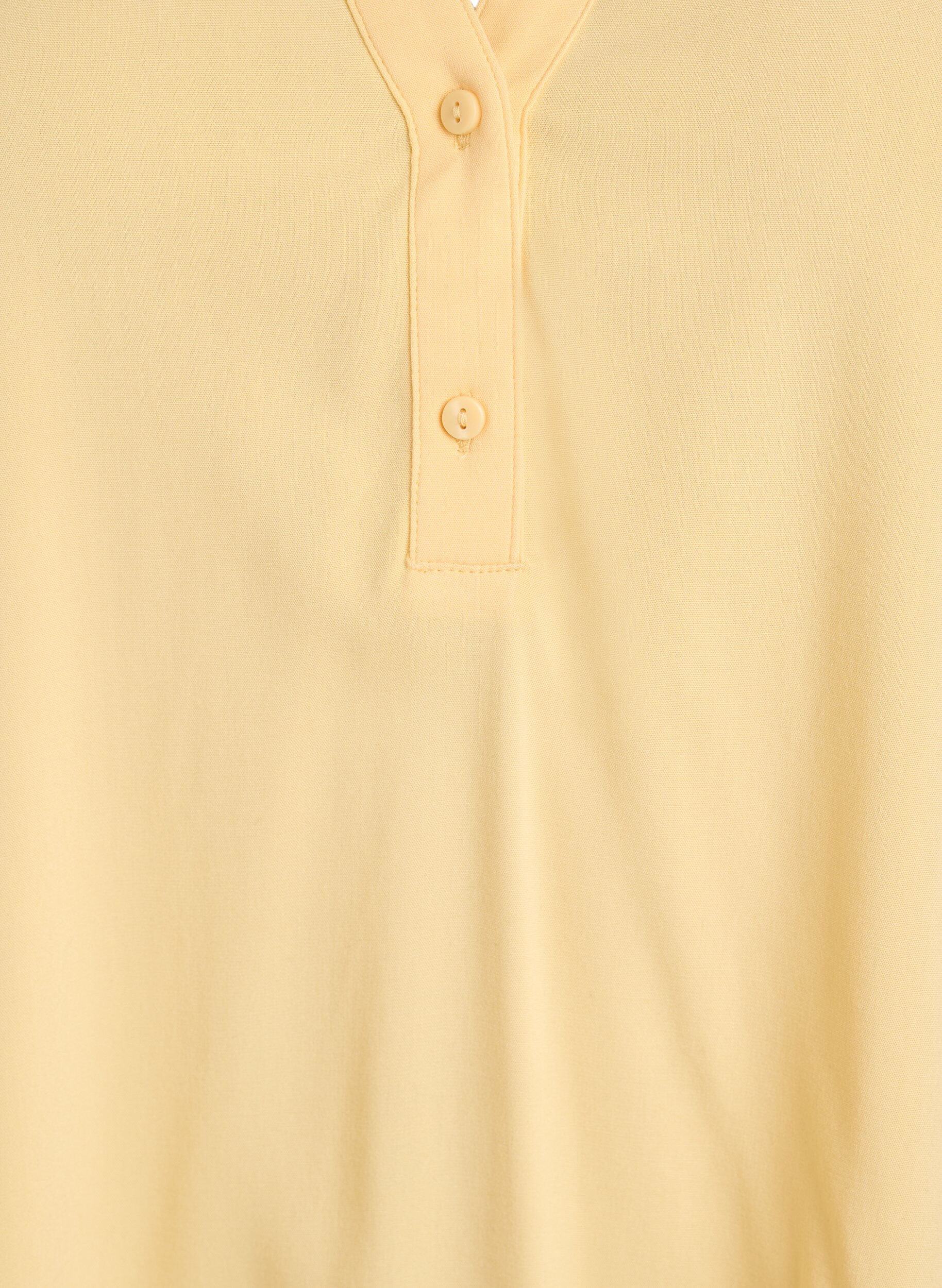 ZizziWiskozowa bluzka bez rekaw&oacute;w, Ż&oacute;łty, Packshot image number 2