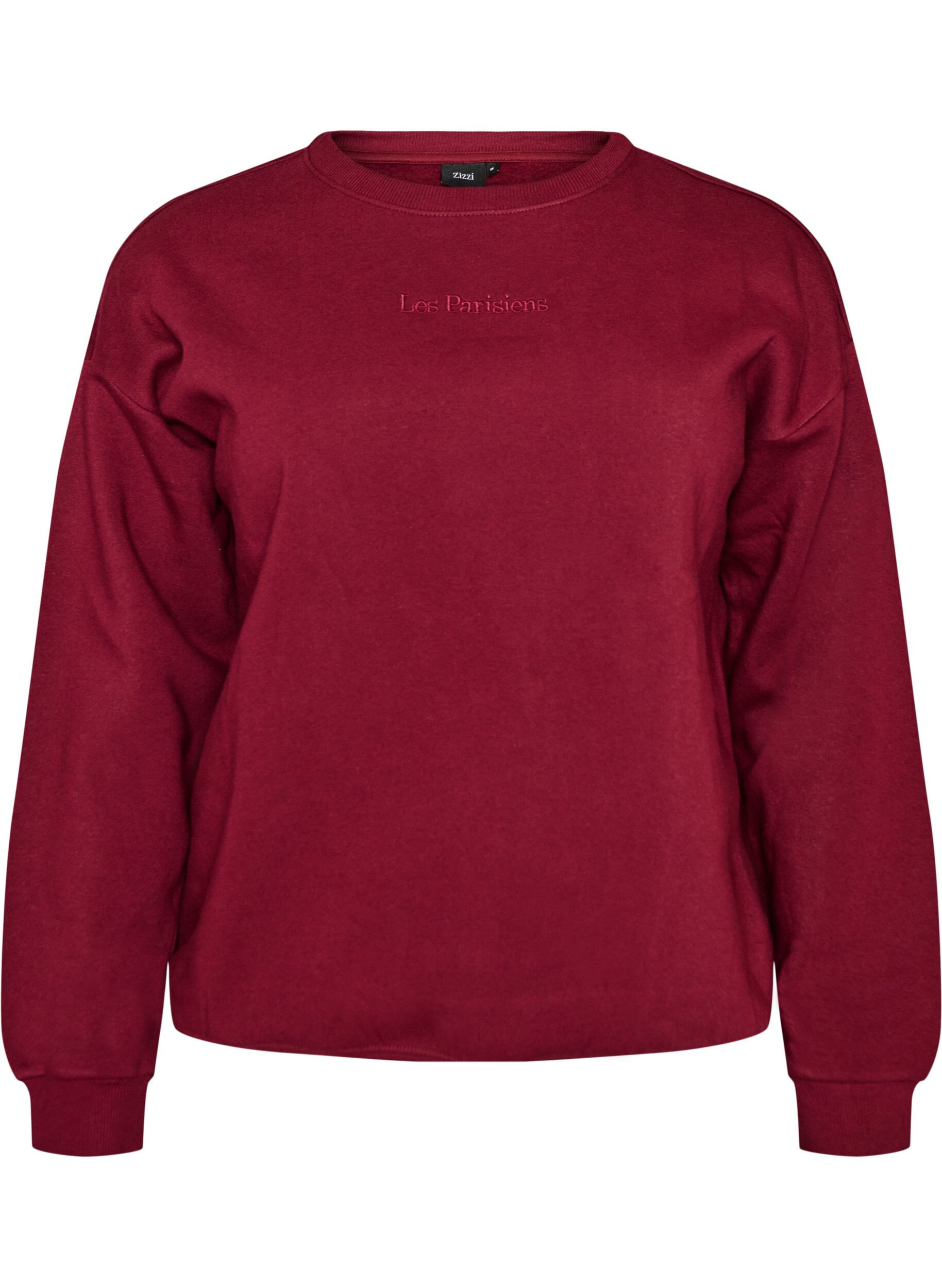 ZizziBluza z nadrukiem tekstowym, Czerwony, Packshot image number 0