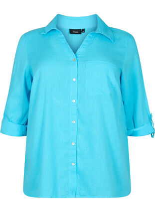 Koszula zapinana na guziki, Blue Atoll, Packshot image number 0