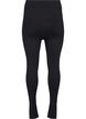 Bezszwowe legginsy Basic, Czarne, Packshot image number 1