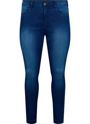 Super waskie jeansy Amy z wysokim stanem, Blue Denim, Packshot image number 0