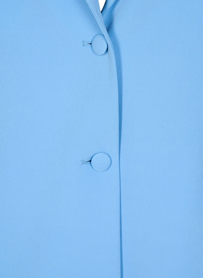 Klasyczny blezer zapinany na guziki, Niebieskie, Packshot image number 2