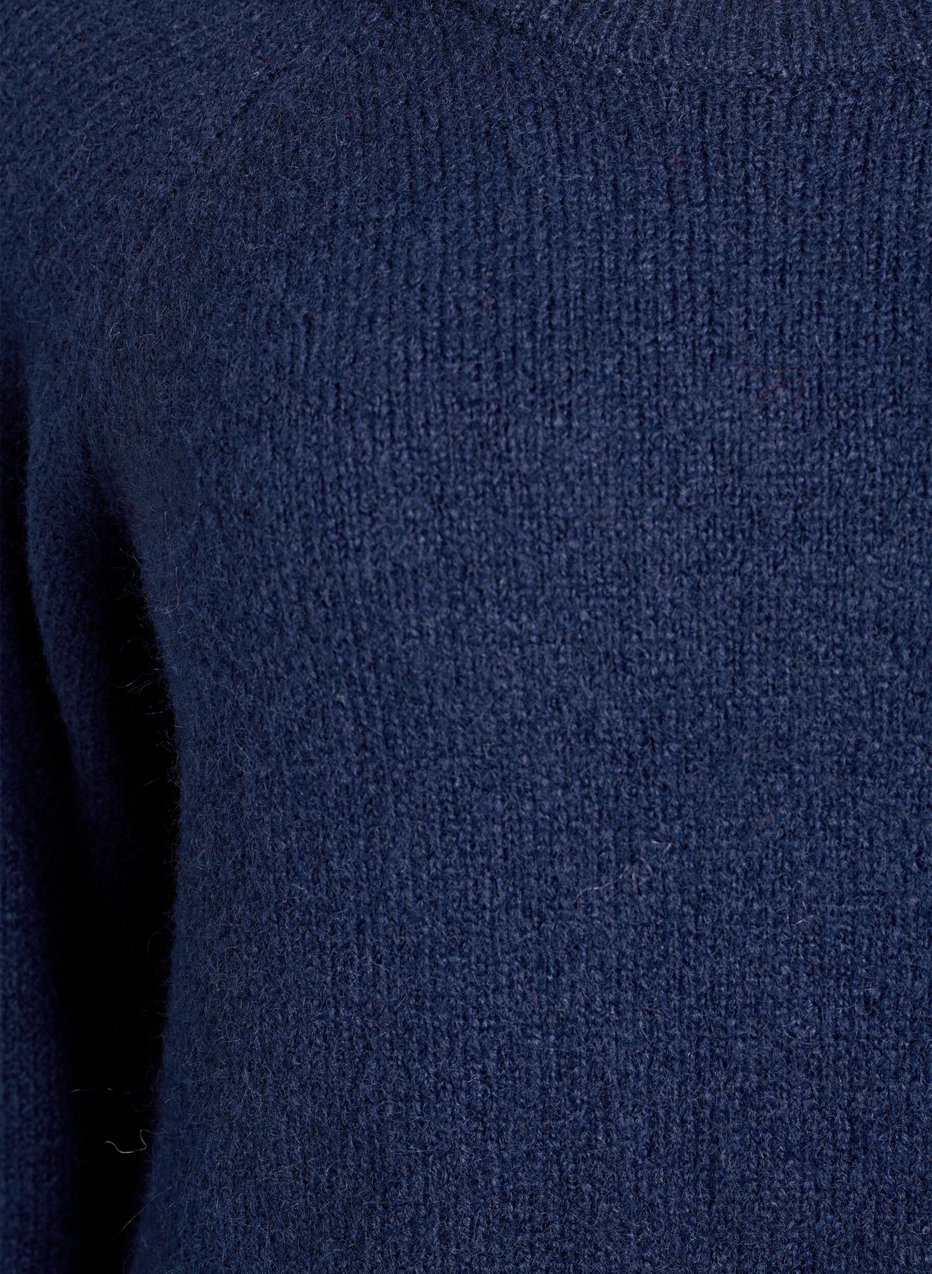 Zizzi Dzianinowa bluzka z raglanowymi rekawami, Niebieskie, Packshot image number 2