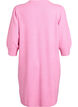 Dzianinowa sukienka z rekawami 3/4 i okraglym dekoltem, B. Pink White Mel., Packshot image number 1