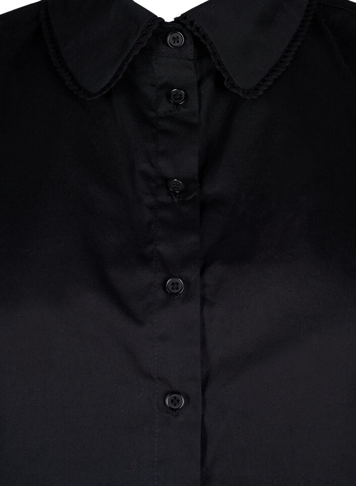 Kolnierz z koronkowa wstazka, Black, Packshot image number 2