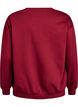 Bluza z napisem z tkaniny frotte, Ciemnobordowy, Packshot image number 1
