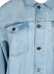 Luzna kurtka jeansowa z przetartymi detalami, Light blue denim, Packshot image number 2