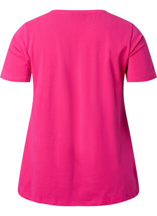 Podstawowa, gladka bawelniana koszulka, Beetroot Purple, Packshot image number 1