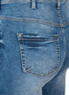 Jeansy Amy nad kostke z suwakiem, Niebieskie, Packshot image number 3
