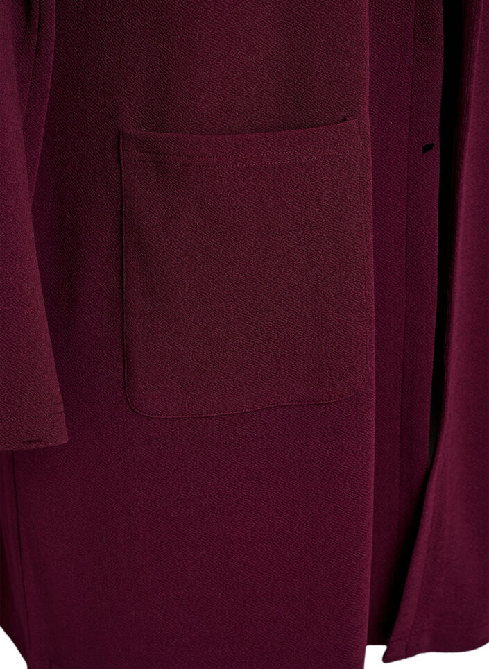 Dluga marynarka z kieszeniami, Czerwony, Packshot image number 3