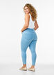 Jeansy Amy nad kostke z suwakiem, Niebieskie, Model image number 1
