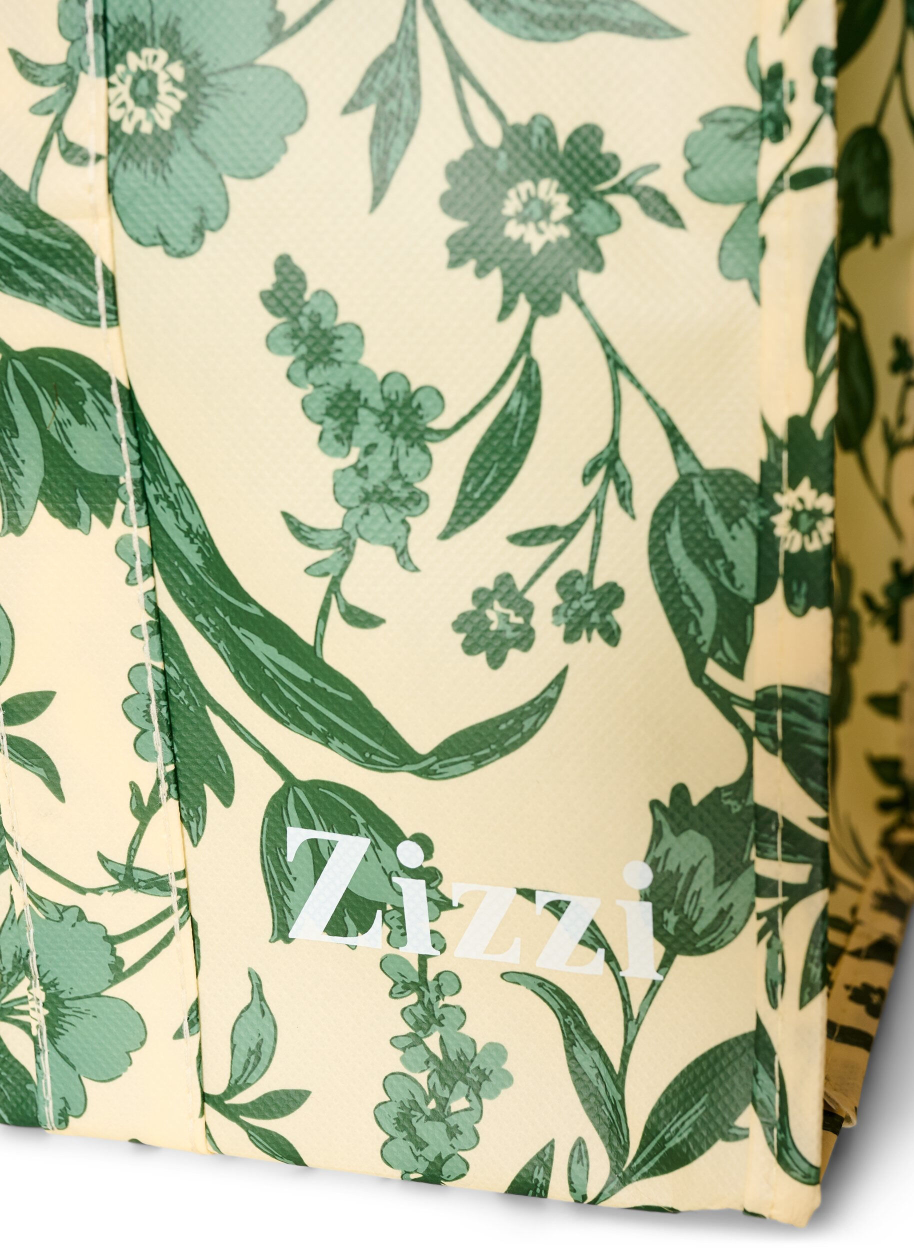 ZizziTorba na zakupy z suwakiem, Zielony, Packshot image number 2