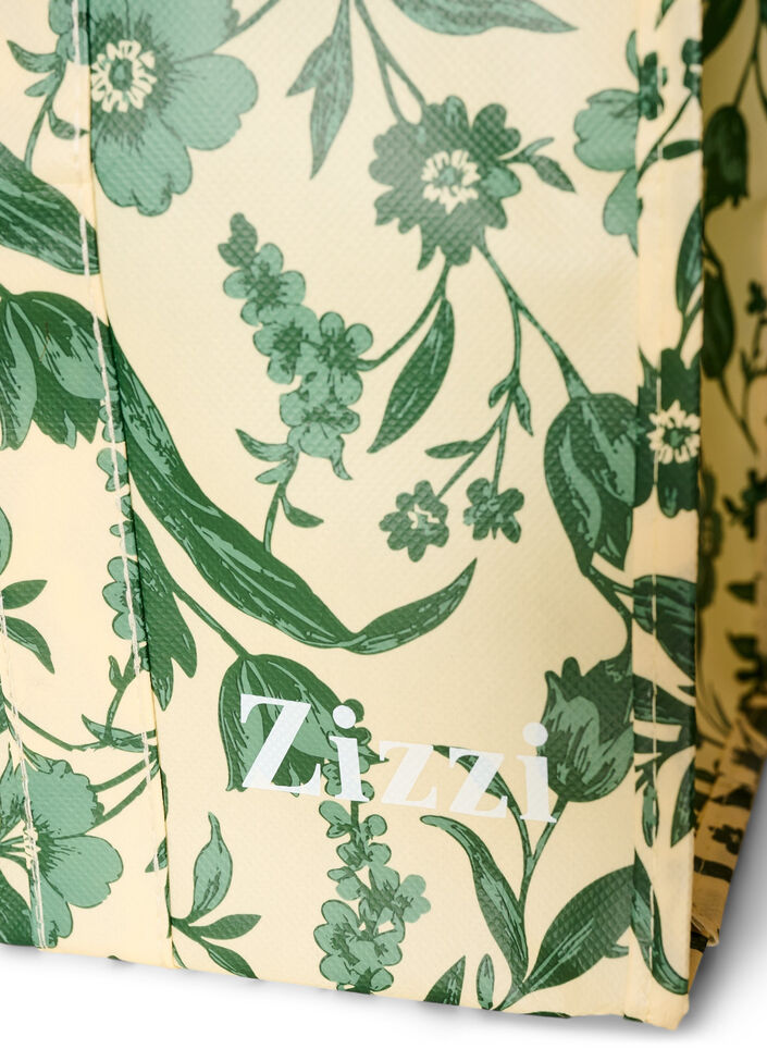 Torba na zakupy z suwakiem, Zielony, Packshot image number 2