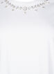 T-shirt z okraglym dekoltem i dzetami, Bright White, Packshot image number 2
