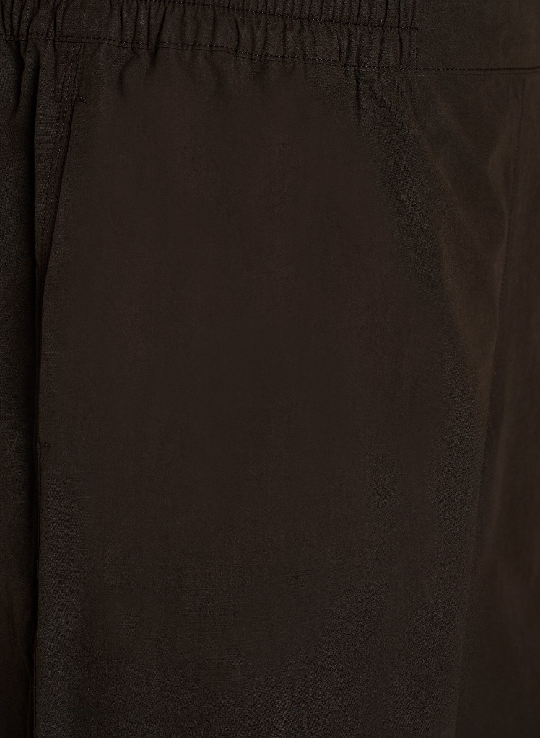 Zizzi Spodnie balonowe z bawelny z wysokim stanem, Brązowy, Packshot image number 2