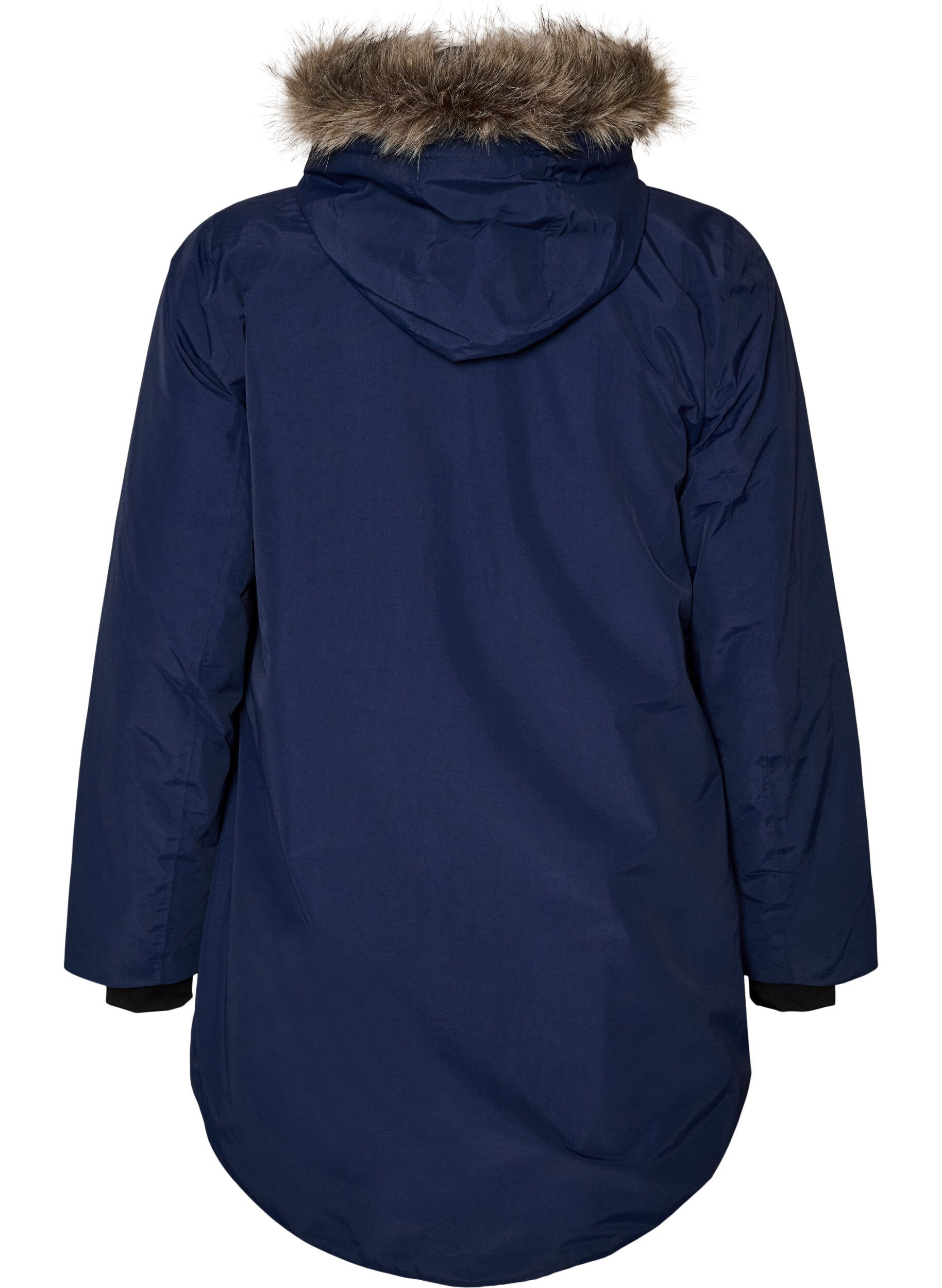 ZizziNieprzemakalna parka z kapturem, Niebieskie, Packshot image number 1